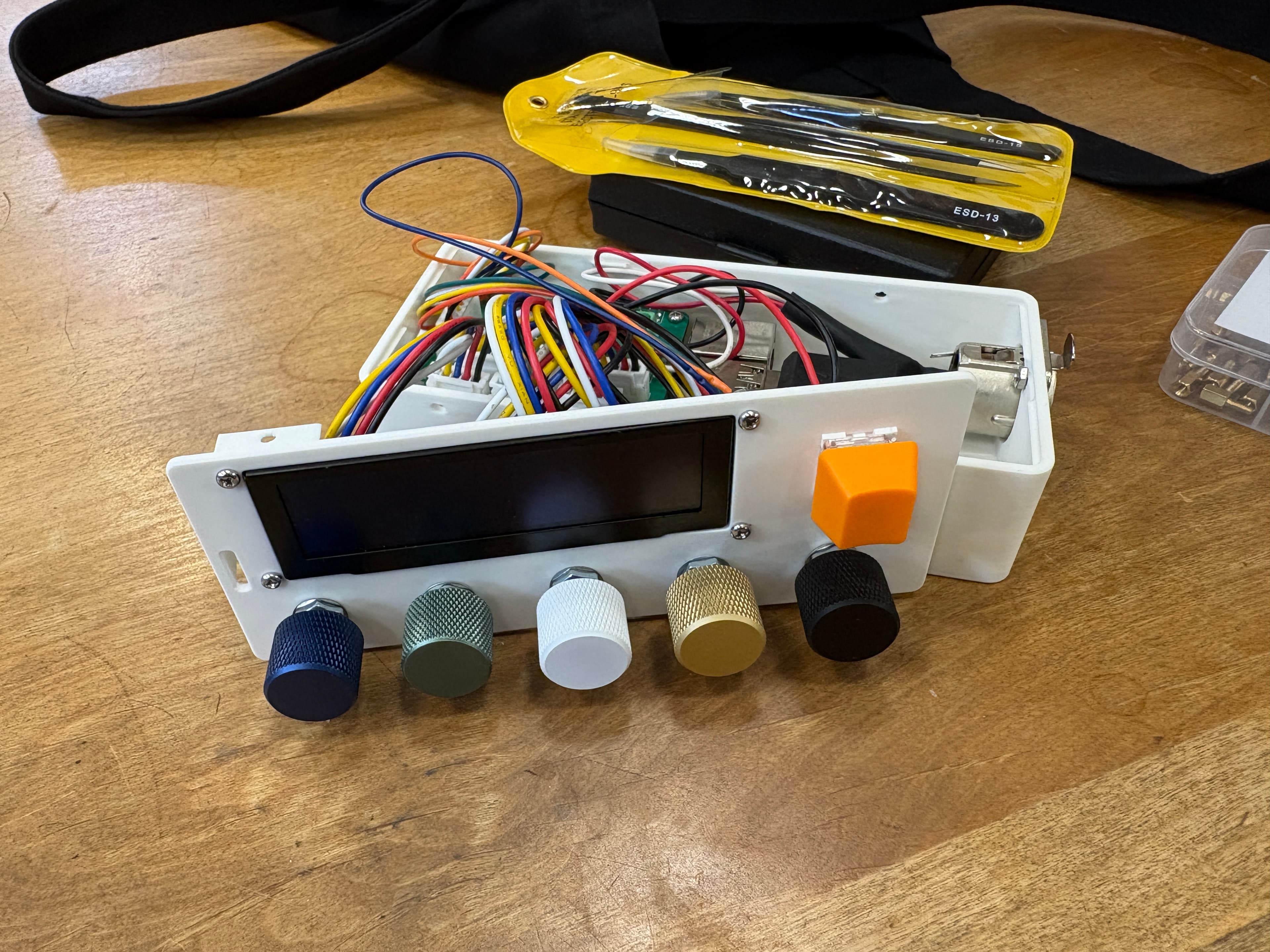 Finished controller with tools