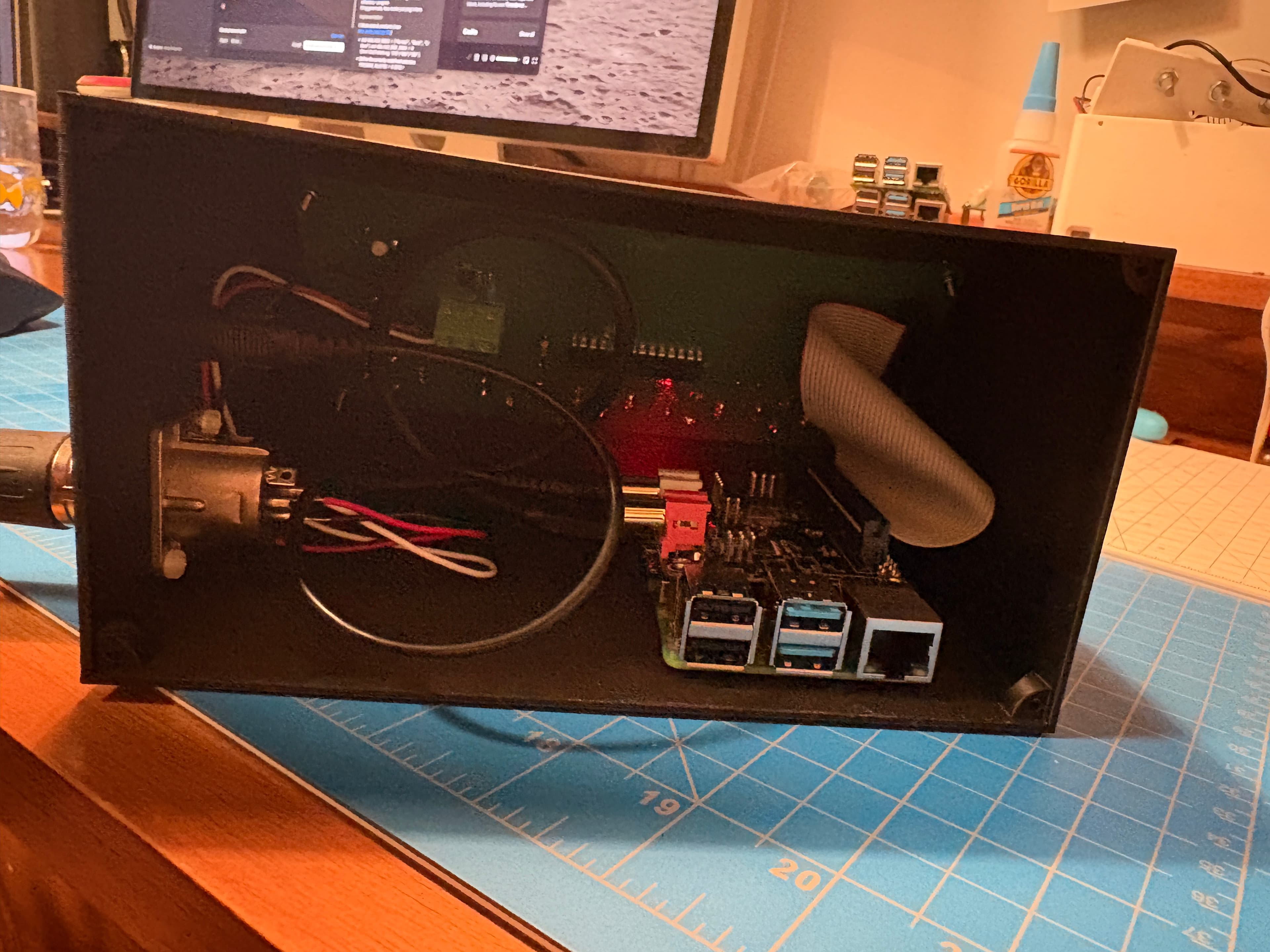 Internal wiring and cable management
